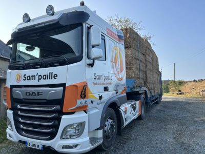 Vente de paille de colza